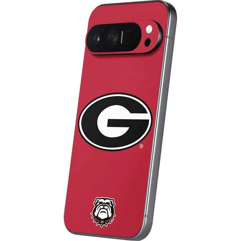 University of Georgia Logo Red Pixel 9 Pro XL Skin